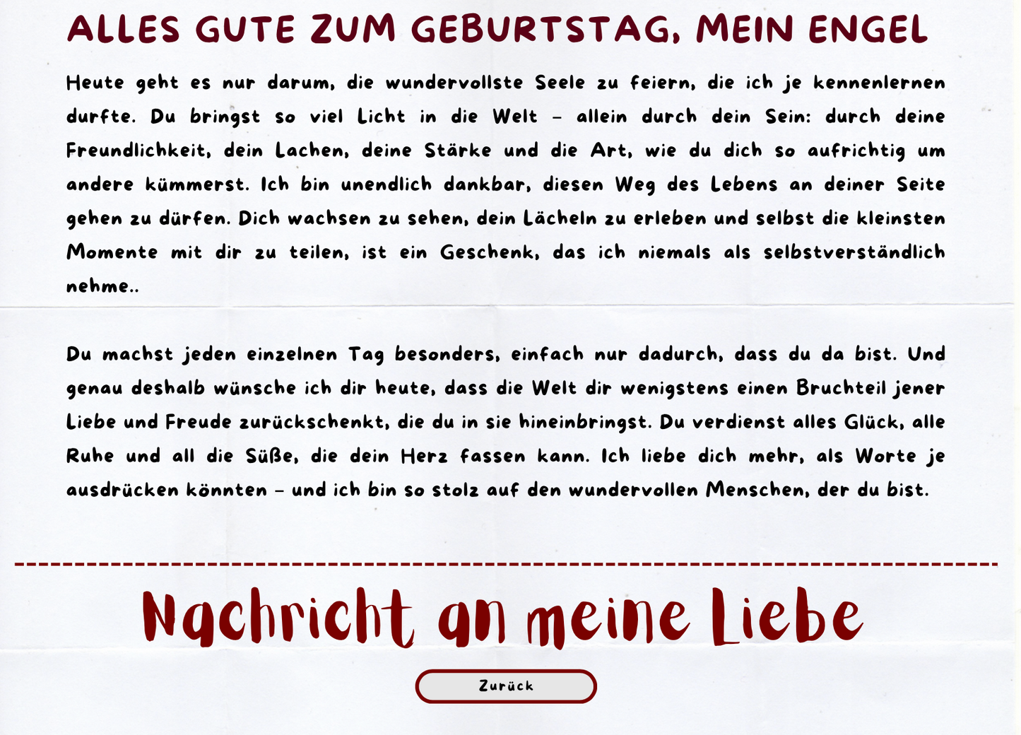 LovSite - Dein virtuelles Herzensgeschenk