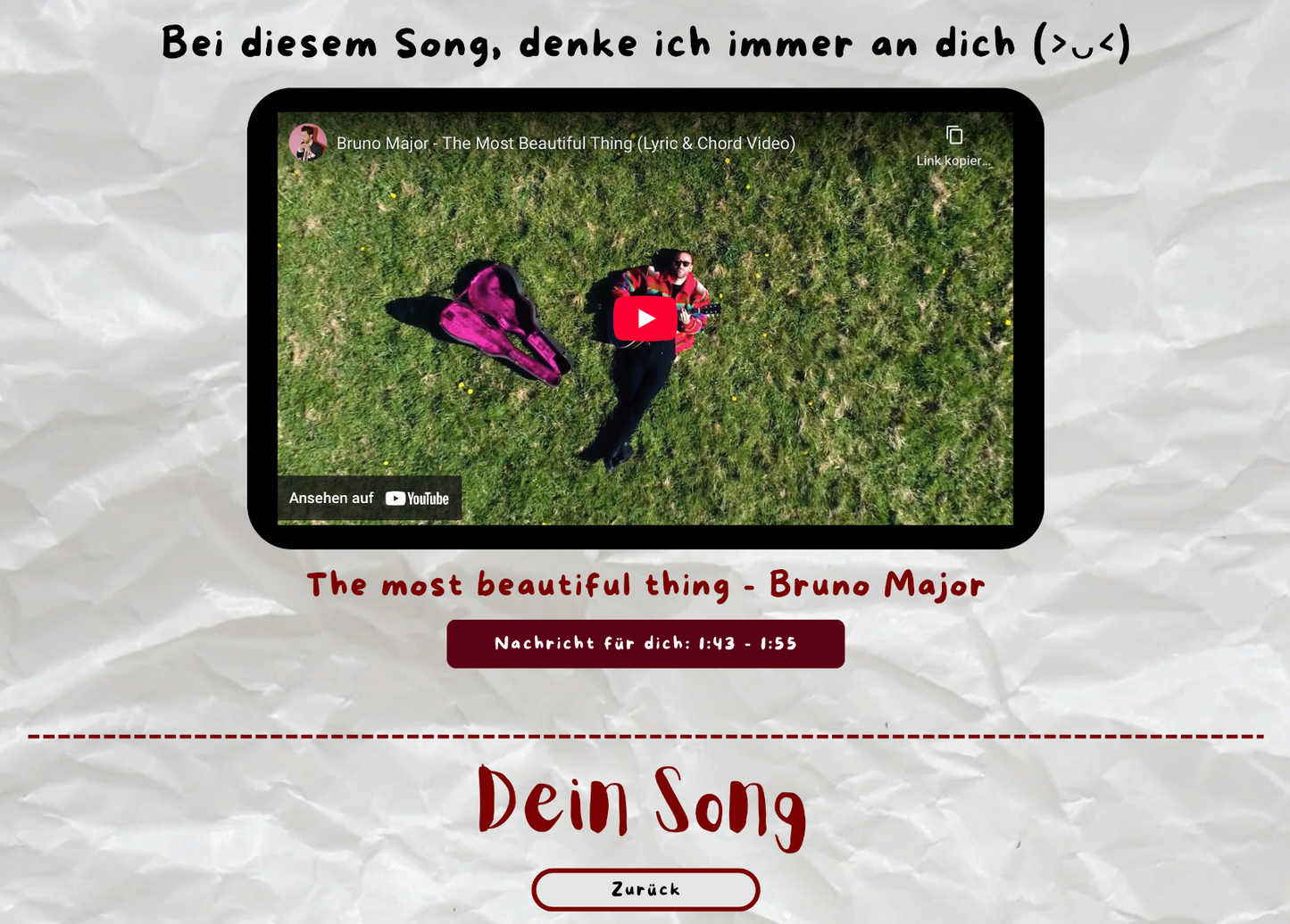 LovSite - Dein virtuelles Herzensgeschenk